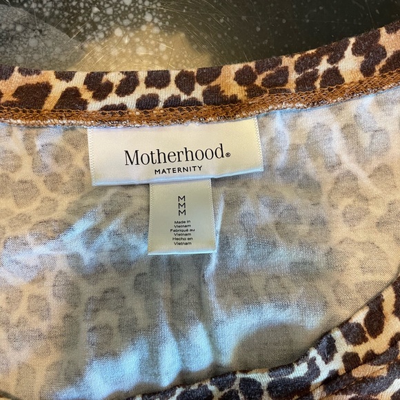 Maternity Stretchy Leopard Dress - great condition! - Picture 2 of 2